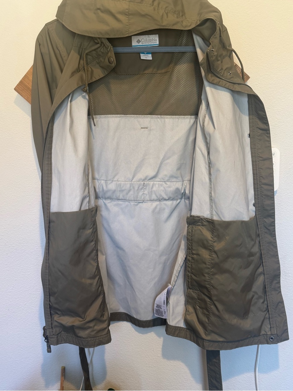Columbia Pardon My Trench Hooded Coat Olive Green - Picture 6 of 10